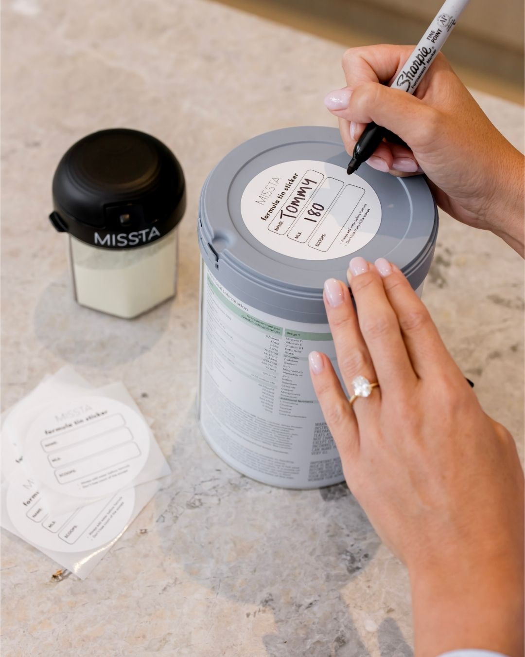 Formula Tin Stickers - Missta