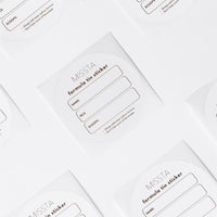 Formula Tin Stickers - Missta