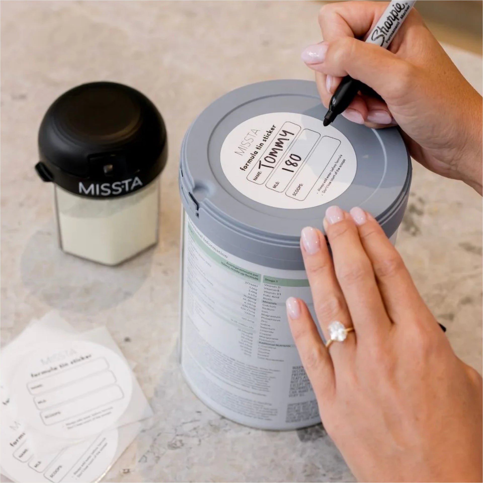 Formula Tin Stickers - Missta